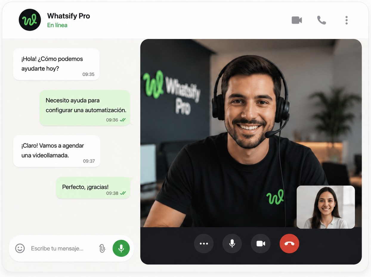 Soporte humanizado por WhatsApp y Meet — Whatsify Pro